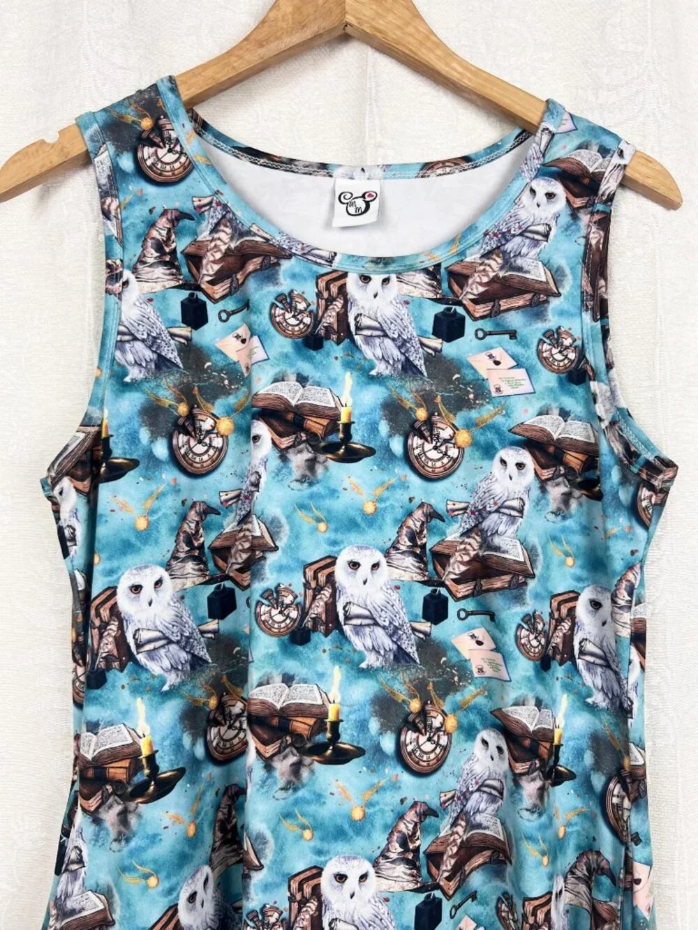 Harry Potter Hedwig isfit & flare tank dress Universal Studios Wizarding World